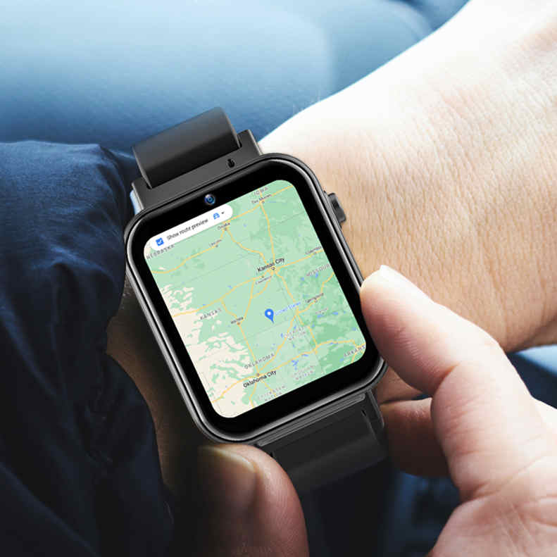 Rogbid Air new and complete Smartwatch with Android 9, GPS and 4G-Lte