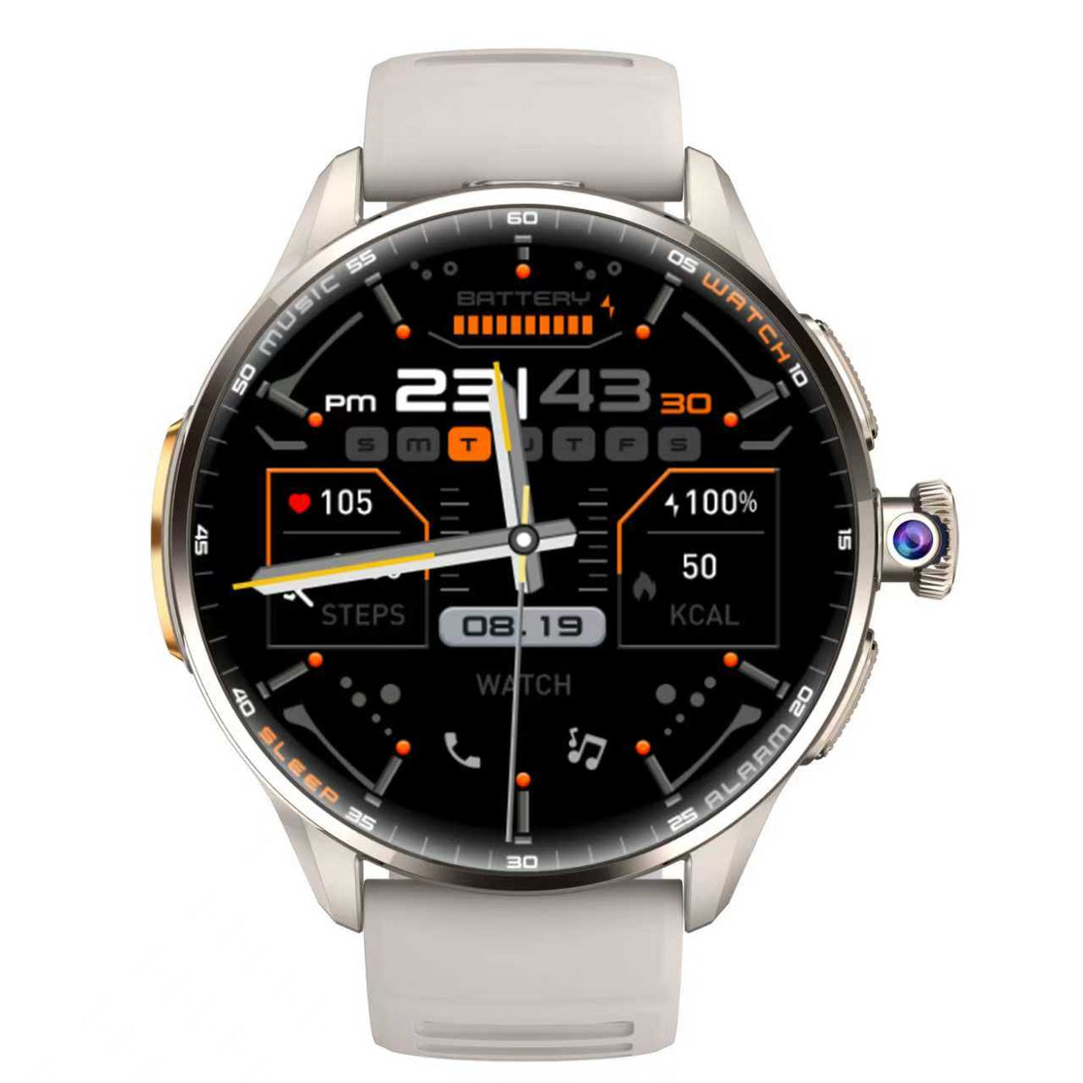 Rogbid Model R3- Android Smart Watch with 4G LTE, IR Remote Control, Rotatable Camera and WiFi