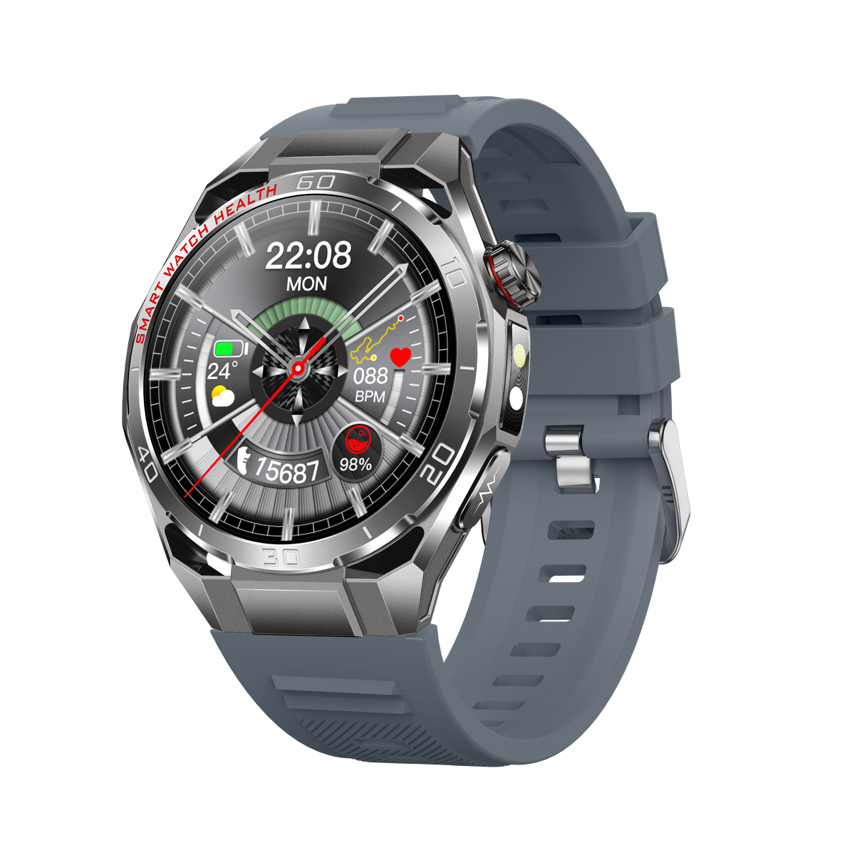 Rowatch 12 ECG | Comprehensive Health Tracking Smart Watch