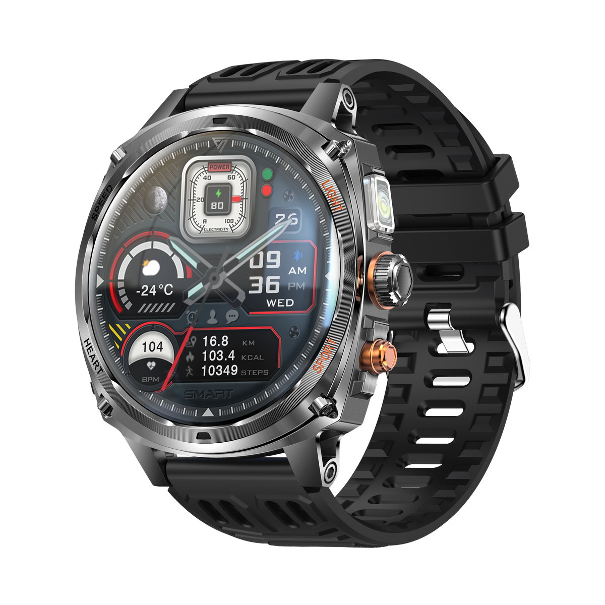 Rogbid Titan V- Premium Military-Grade Durable Smart Watch