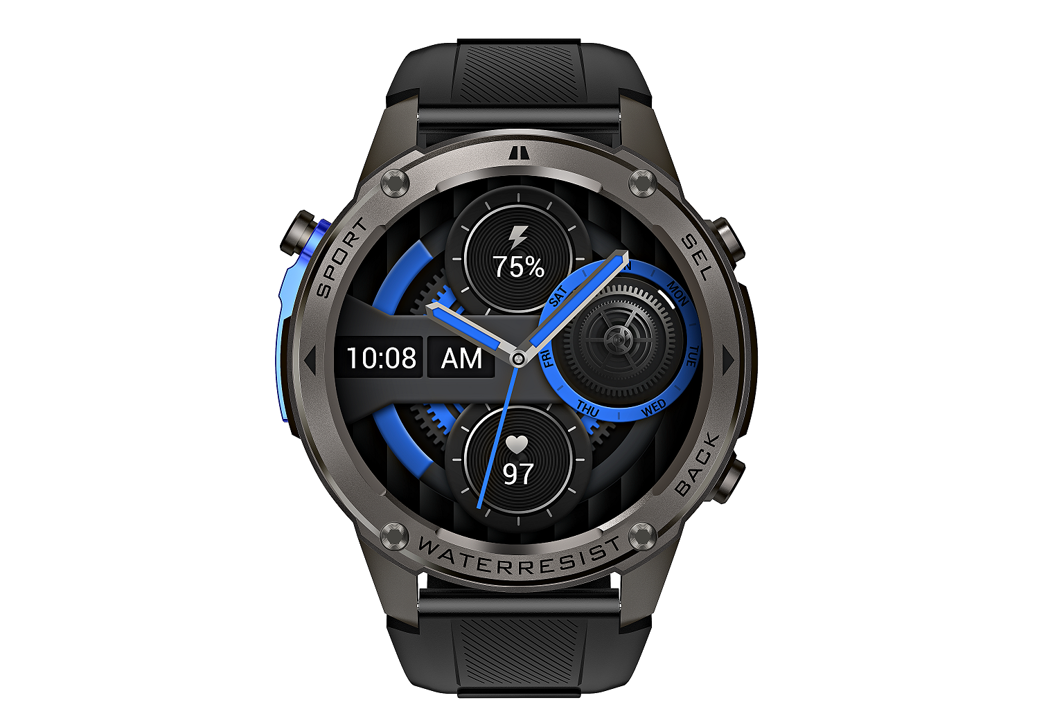 Rogbid Apex G1- Dual Band GPS Smartwatch