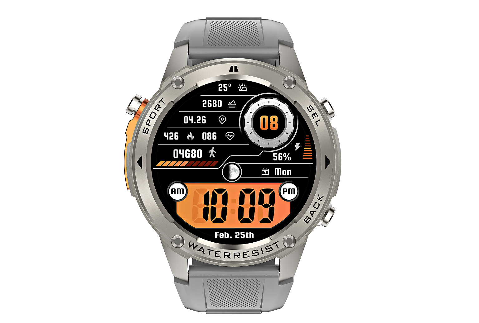 Rogbid Apex G1- Dual Band GPS Smartwatch