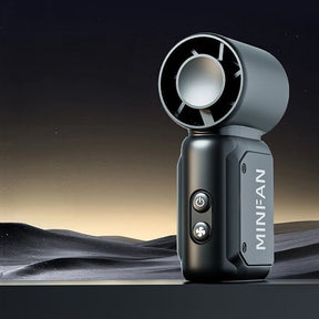 Rogbid Portable Mini Fan  100+ Speed Settings | 20,000 RPM High-Speed Airflow | LED Screen | Easy-Carry Lanyard