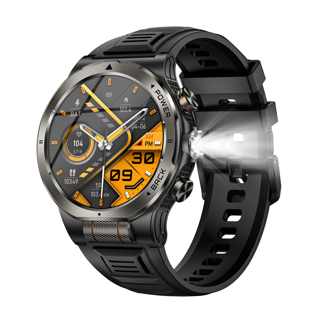 Rogbid SpinX- Advanced Scroll, 1100mAh Battery, Bright Flashlight