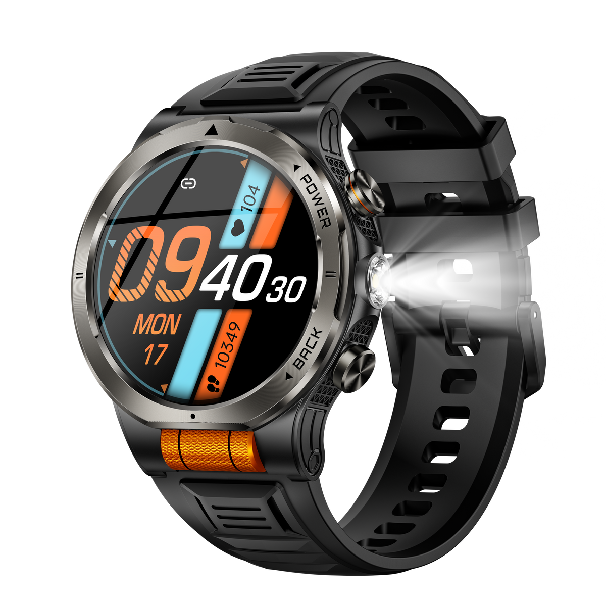 Rogbid SpinX- Advanced Scroll, 1100mAh Battery, Bright Flashlight