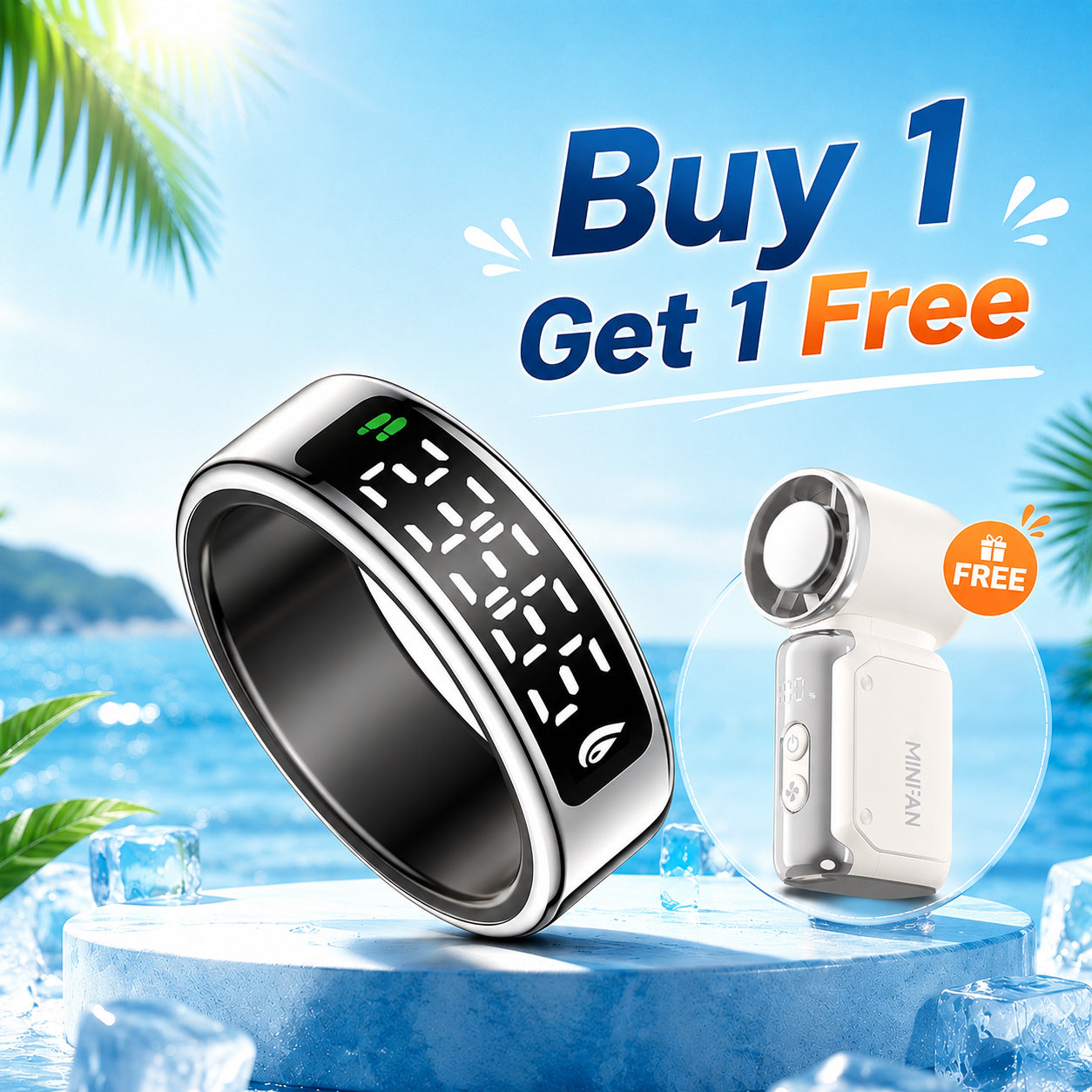 Rogbid SR15 Ultra- The First Smart Ring with Display, Vibration Alerts and Health Monitoring