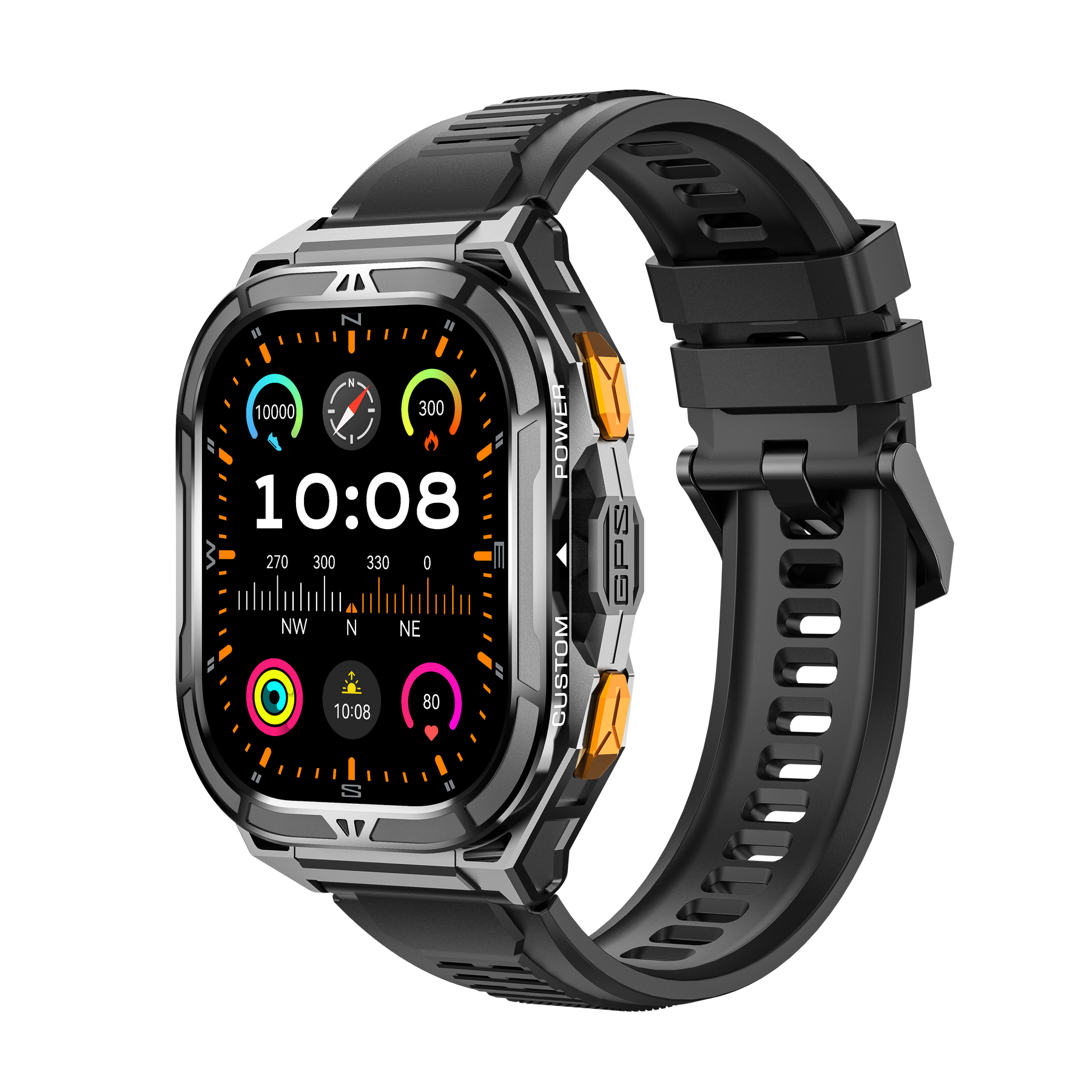 Rogbid Apex X5- Dual-frequency 6-satellite GPS smartwatch