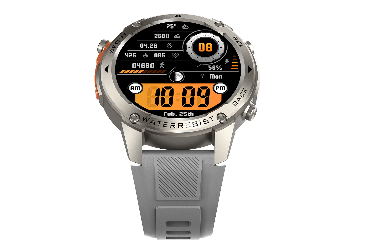 Rogbid Apex G1- Dual Band GPS Smartwatch