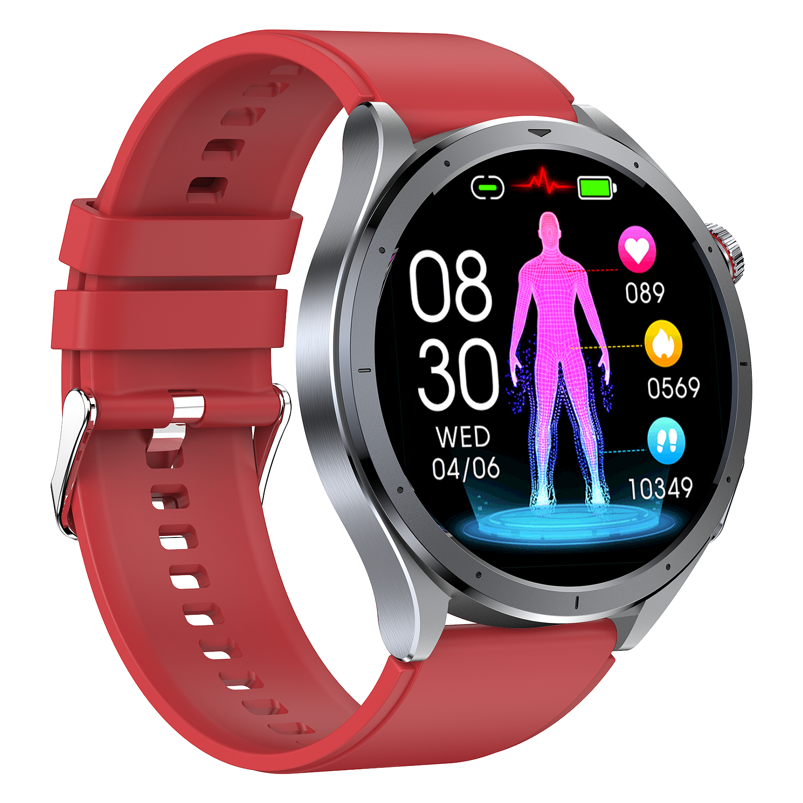 Rogbid Rowatch 11S- ECG Smartwatch with LED Flashlight