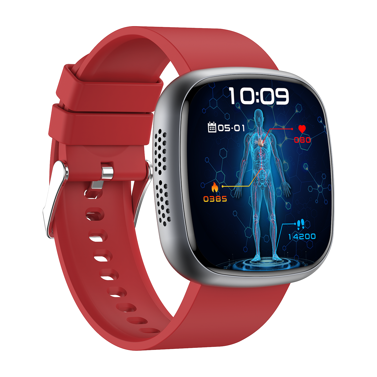 Rowatch 9- Health Smartwatch with ECG and Blood Sugar Monitoring