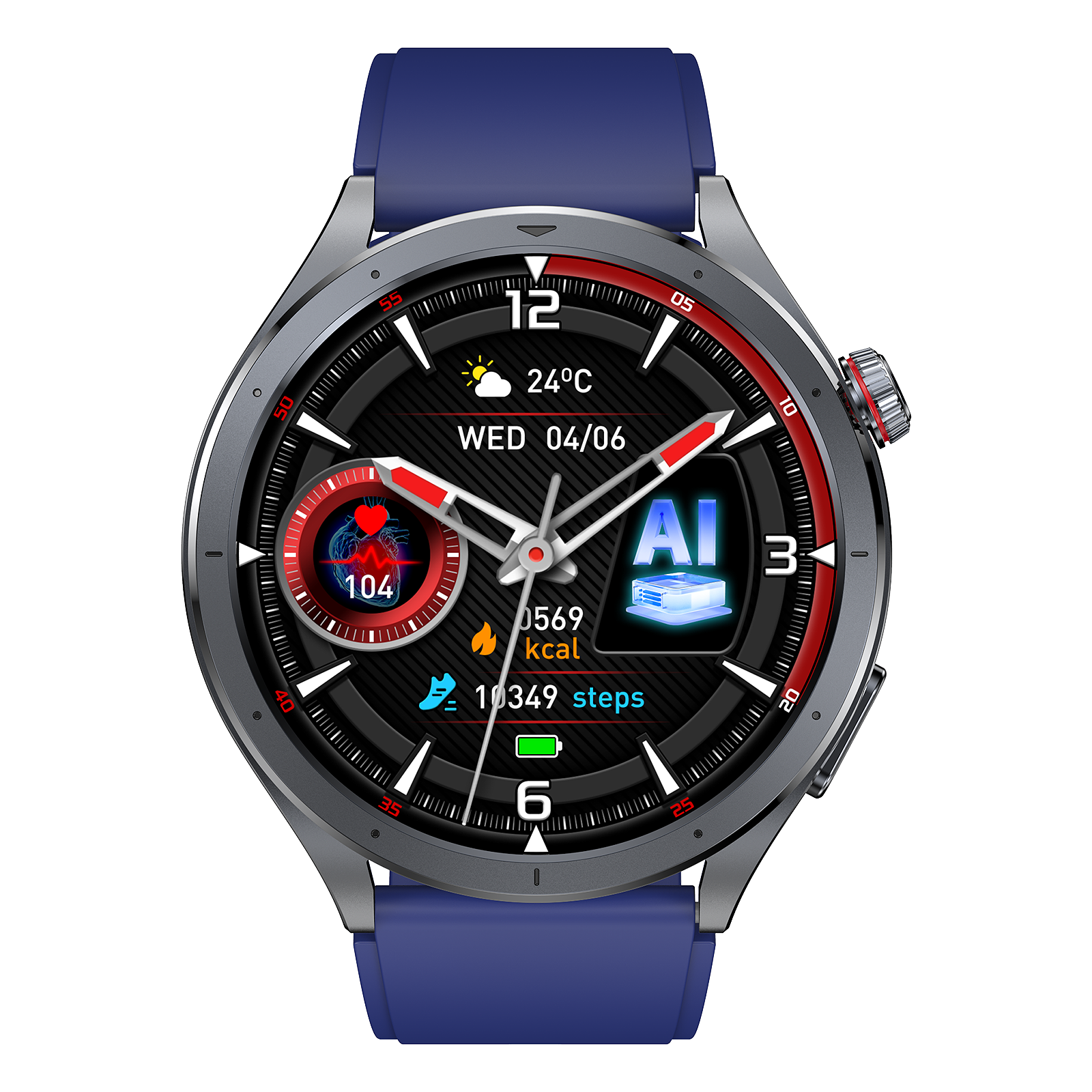 Rogbid Rowatch 11S- ECG Smartwatch with LED Flashlight