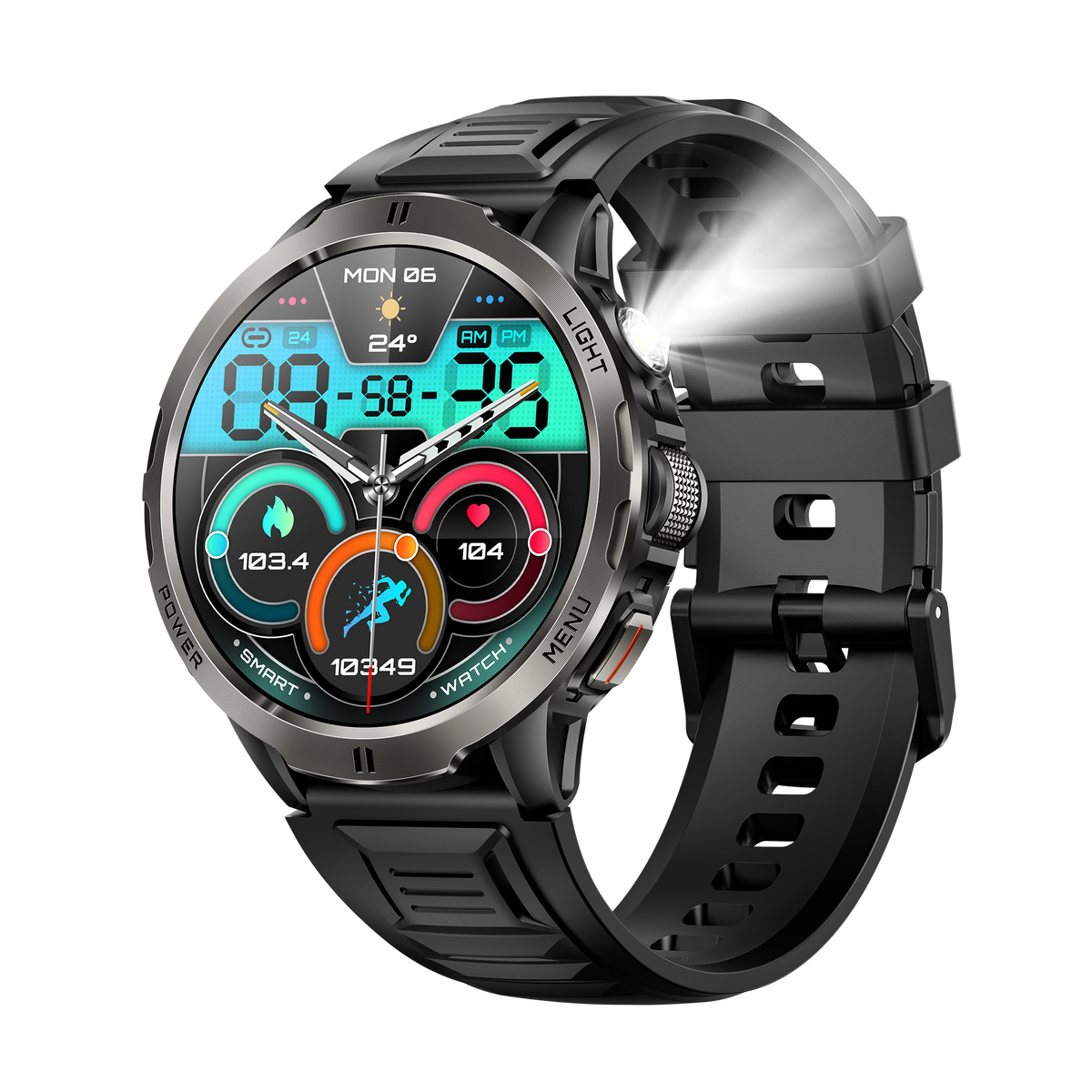 Rogbid SpinR- Large 1.7-inch Screen & Optical Scroll Wheel with 1100mAh Battery