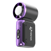 Rogbid Portable Mini Fan  100+ Speed Settings | 20,000 RPM High-Speed Airflow | LED Screen | Easy-Carry Lanyard