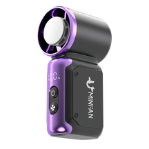 Rogbid Portable Mini Fan  100+ Speed Settings | 20,000 RPM High-Speed Airflow | LED Screen | Easy-Carry Lanyard