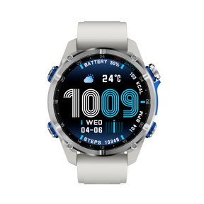 Rogbid Apex HD GPS Smartwatch- Military-Grade Durability, 5ATM Waterproof & 500mAh Long-Lasting Battery