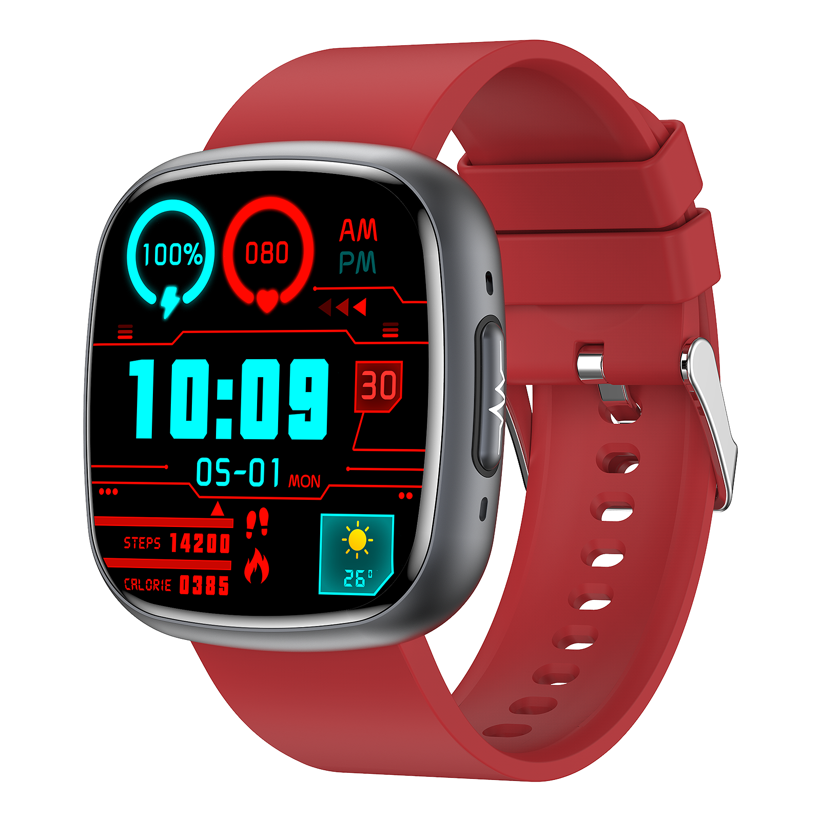 Rowatch 9- Health Smartwatch with ECG and Blood Sugar Monitoring