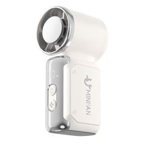 Rogbid Portable Mini Fan  100+ Speed Settings | 20,000 RPM High-Speed Airflow | LED Screen | Easy-Carry Lanyard