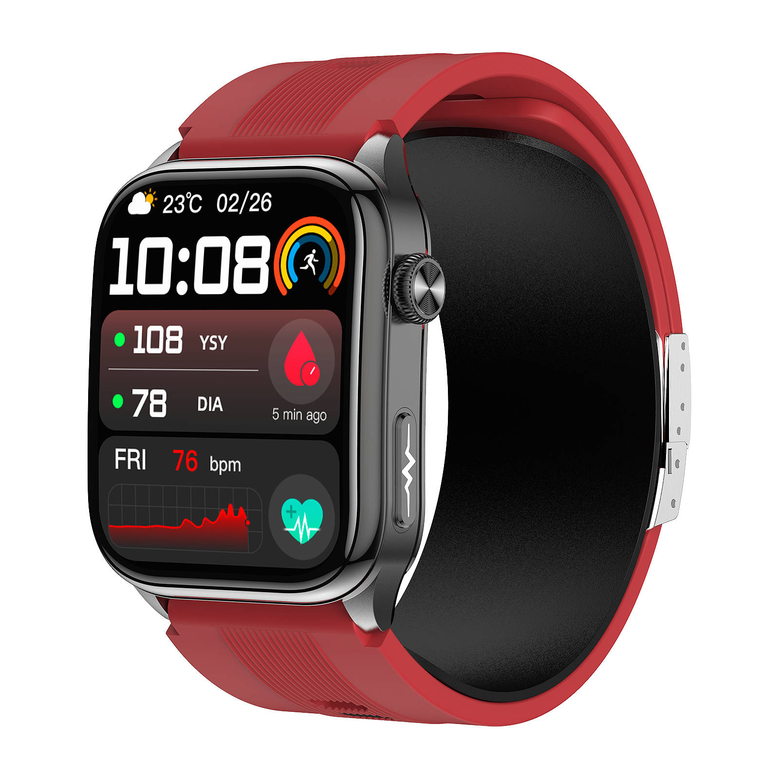 Rogbid Rowatch D2- Advanced Blood Pressure Smartwatch