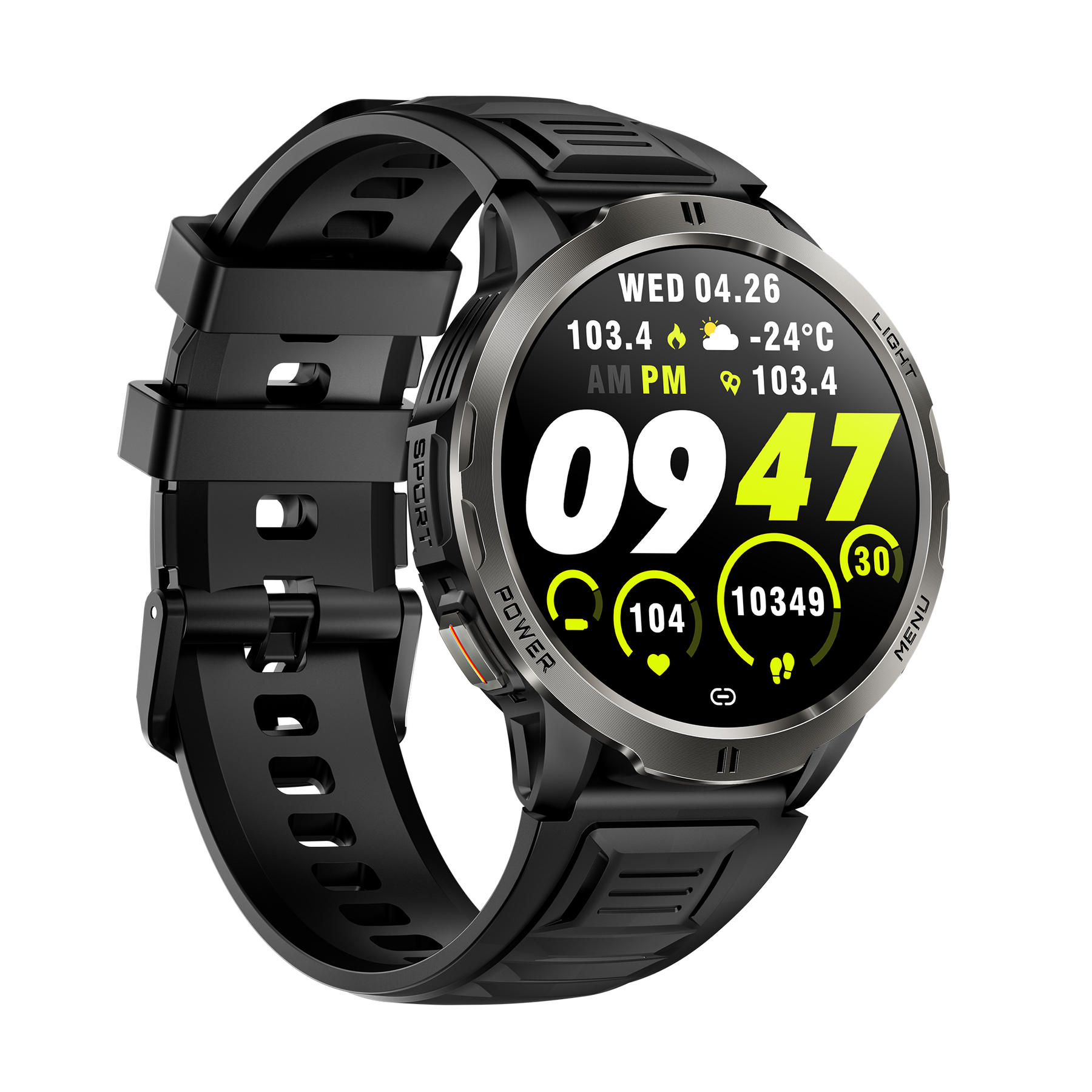 Rogbid SpinR- Large 1.7-inch Screen & Optical Scroll Wheel with 1100mAh Battery