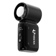 Rogbid Portable Mini Fan  100+ Speed Settings | 20,000 RPM High-Speed Airflow | LED Screen | Easy-Carry Lanyard