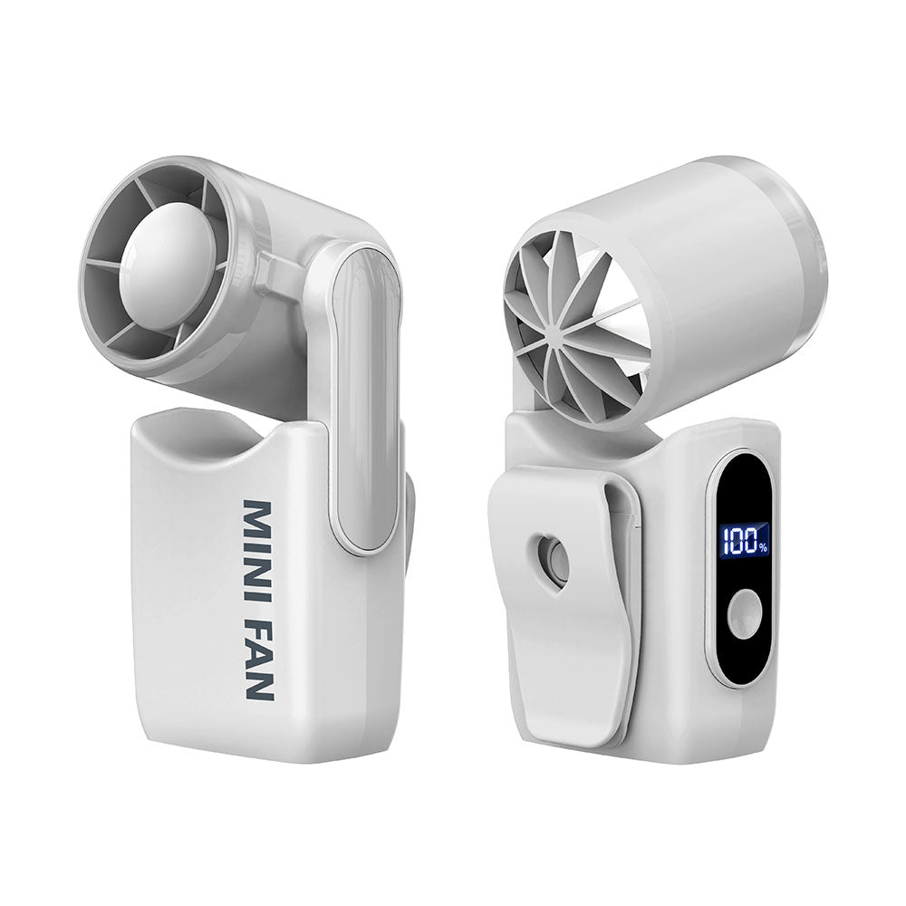 Rogbid Mini Handheld Portable Fan with Clip – Ultra-Long Battery Life