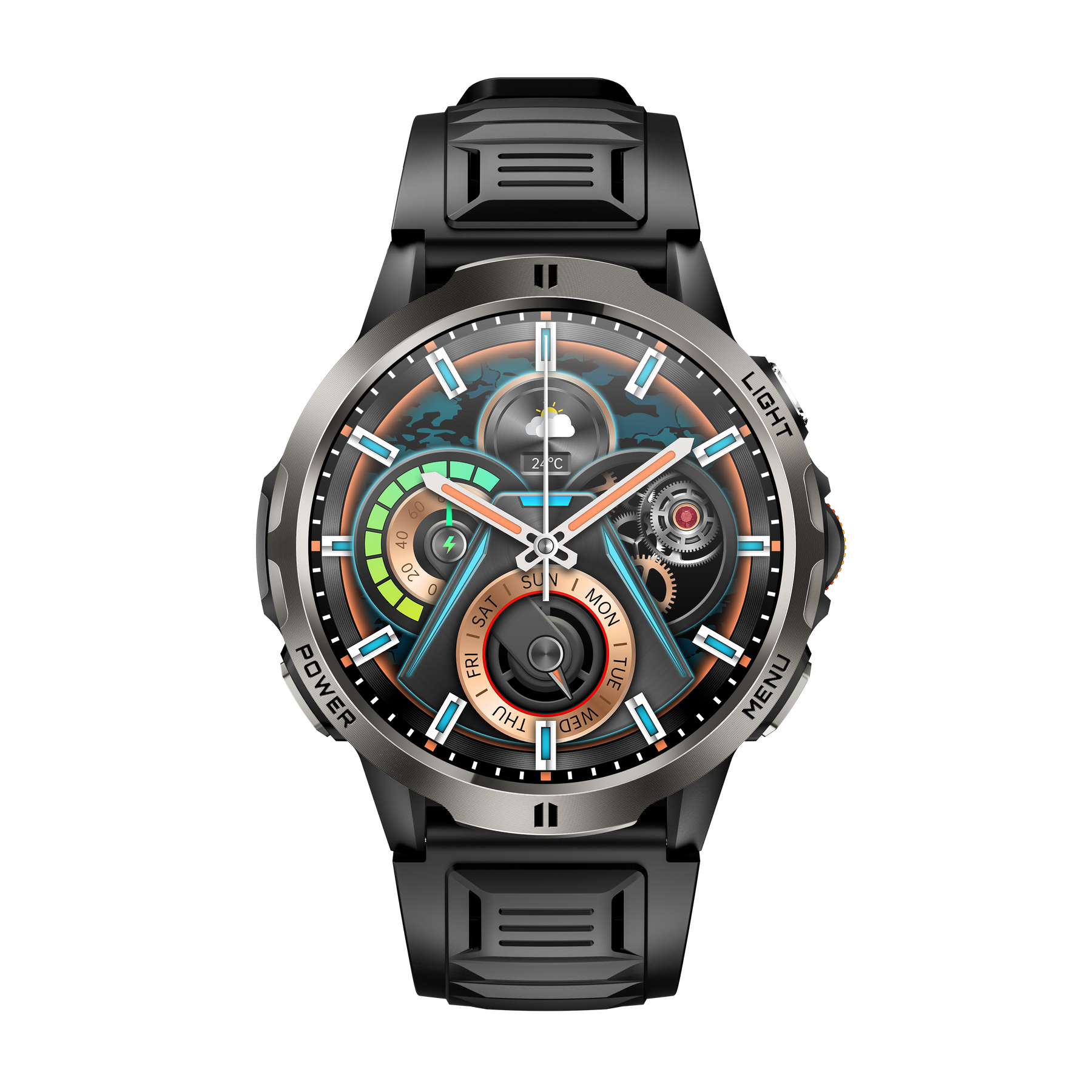 Rogbid SpinR- Large 1.7-inch Screen & Optical Scroll Wheel with 1100mAh Battery