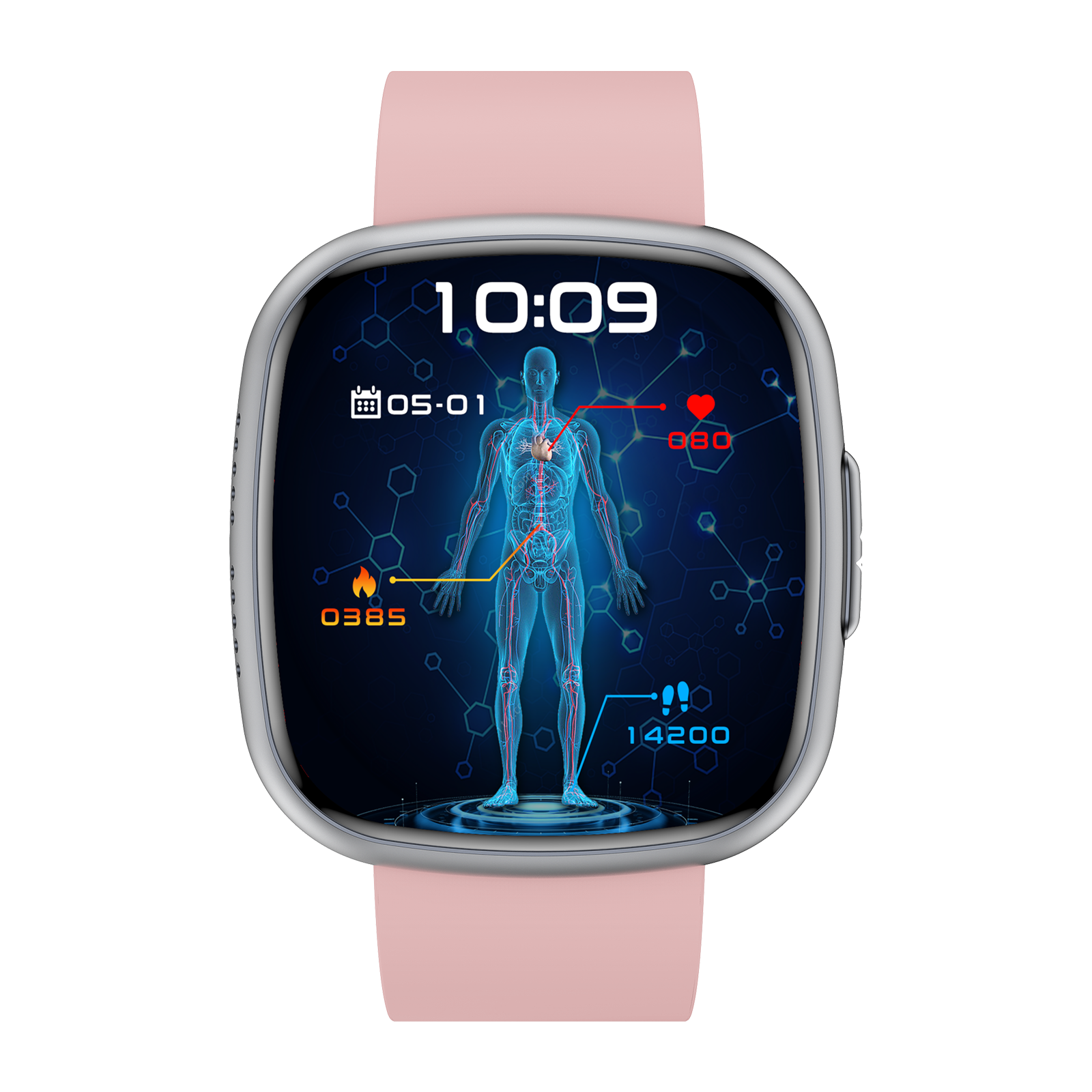 Rowatch 9- Health Smartwatch with ECG and Blood Sugar Monitoring