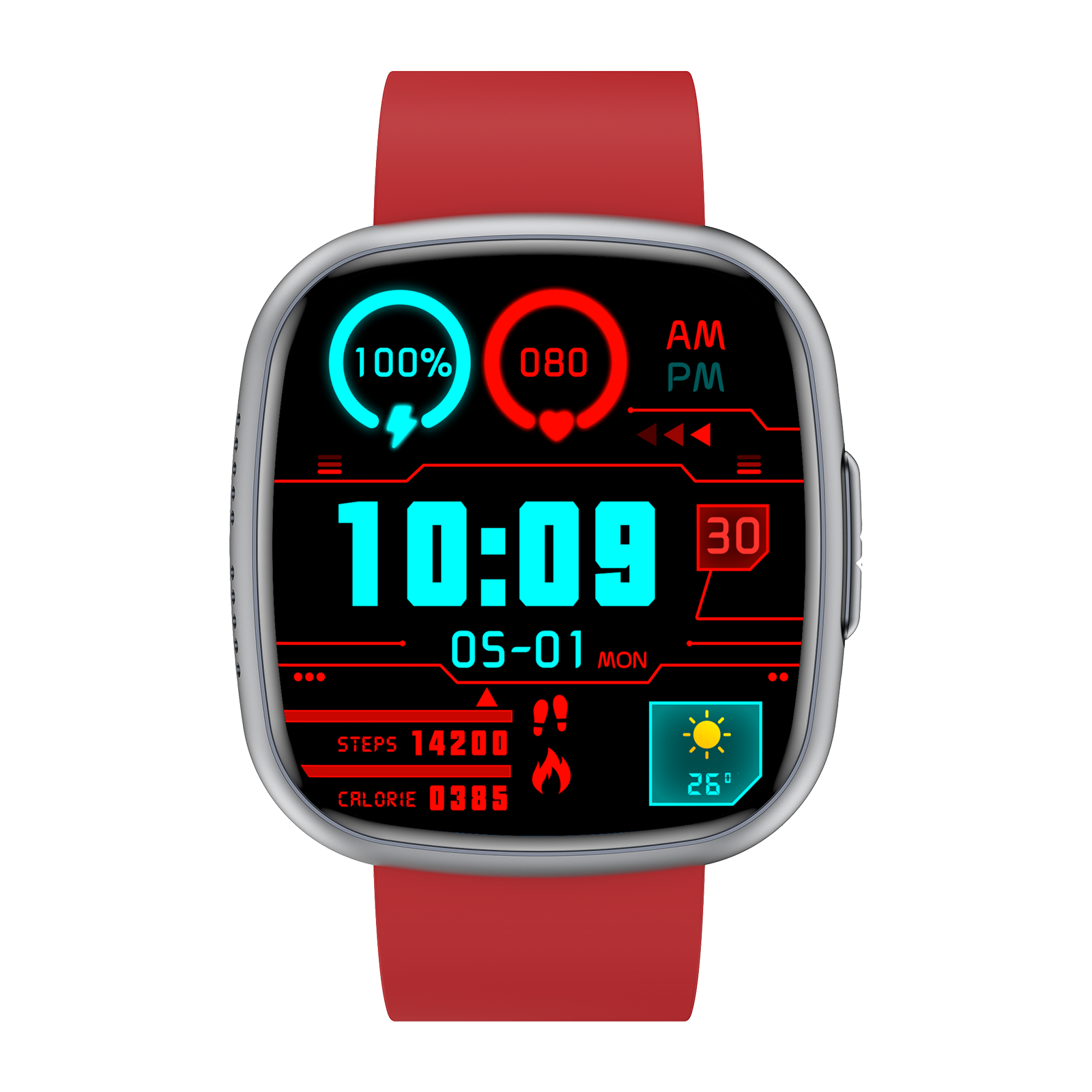 Rowatch 9- Health Smartwatch with ECG and Blood Sugar Monitoring