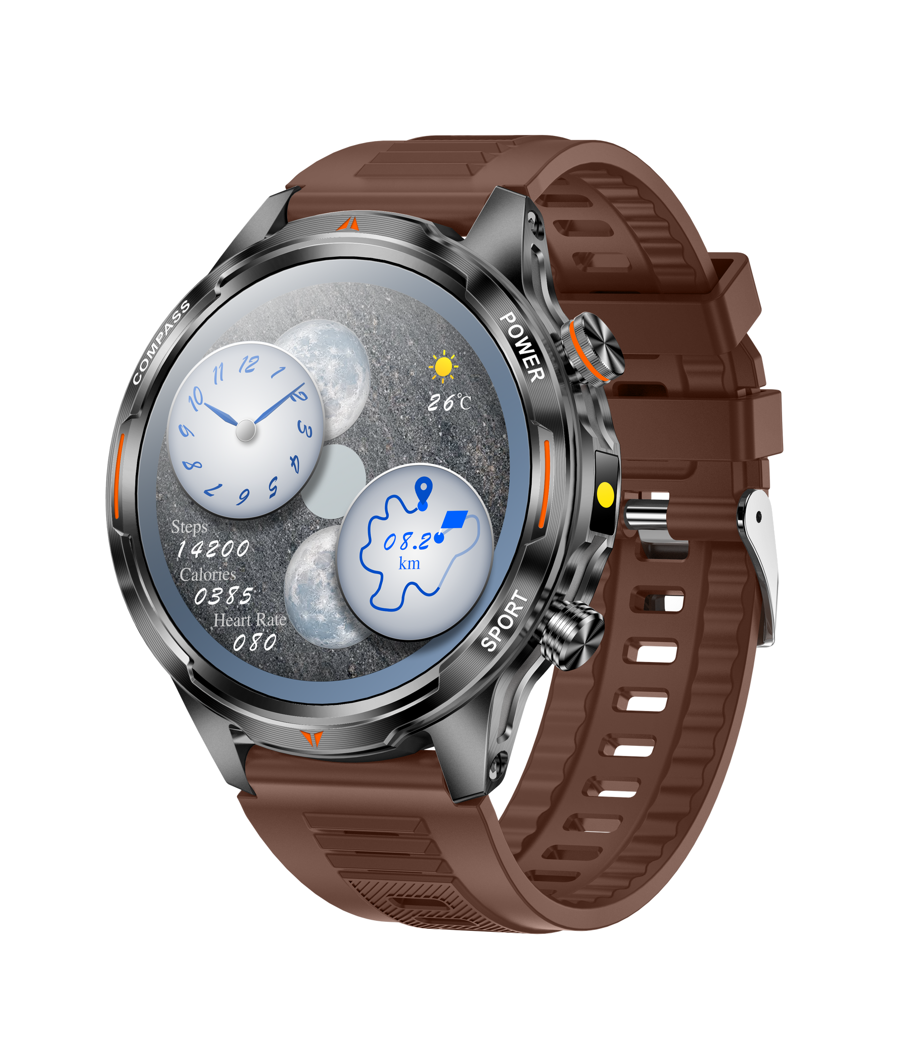 Rogbid Enduro- 1100mAh Long-Lasting Battery Smartwatch