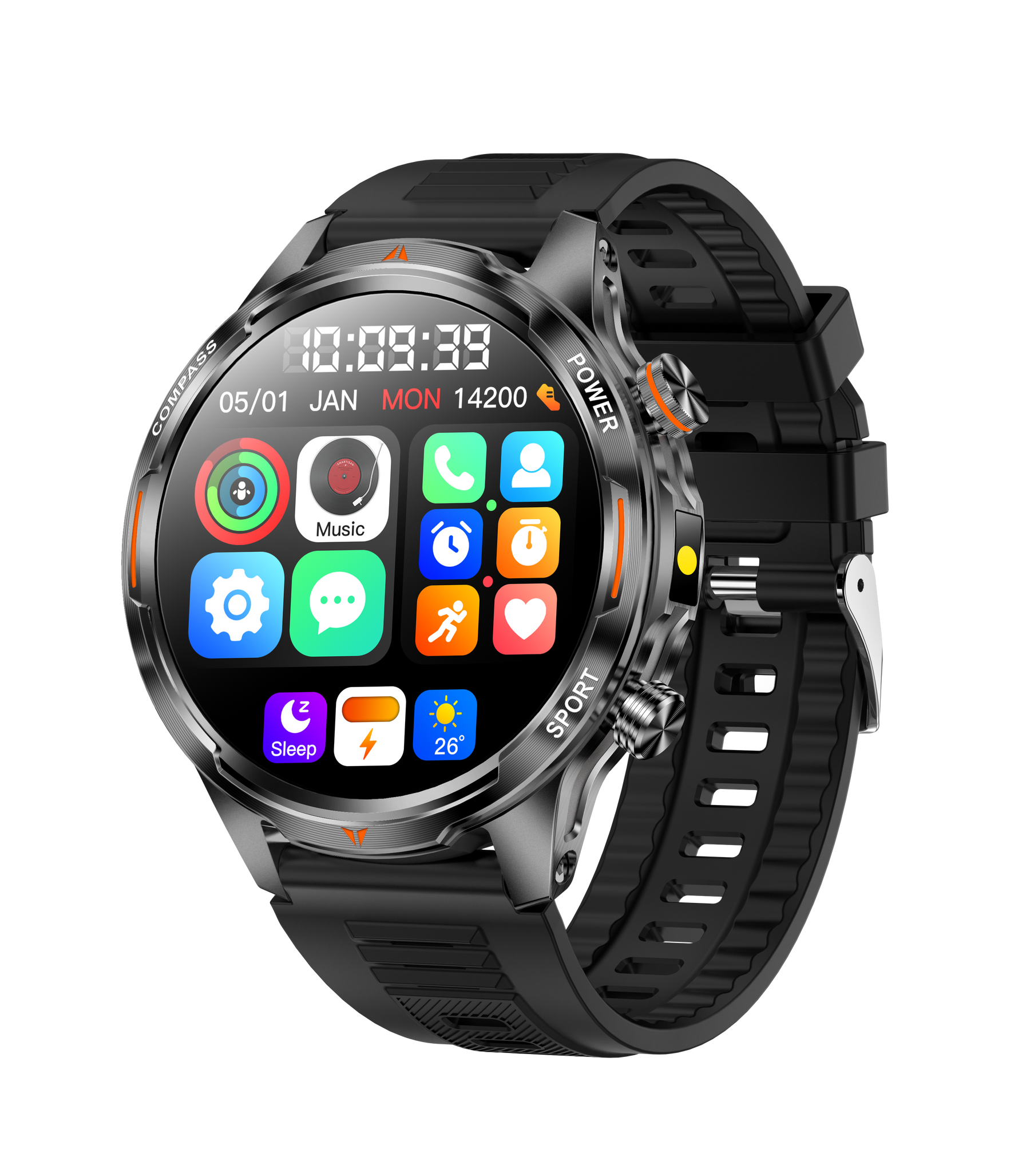 Rogbid Enduro- 1100mAh Long-Lasting Battery Smartwatch