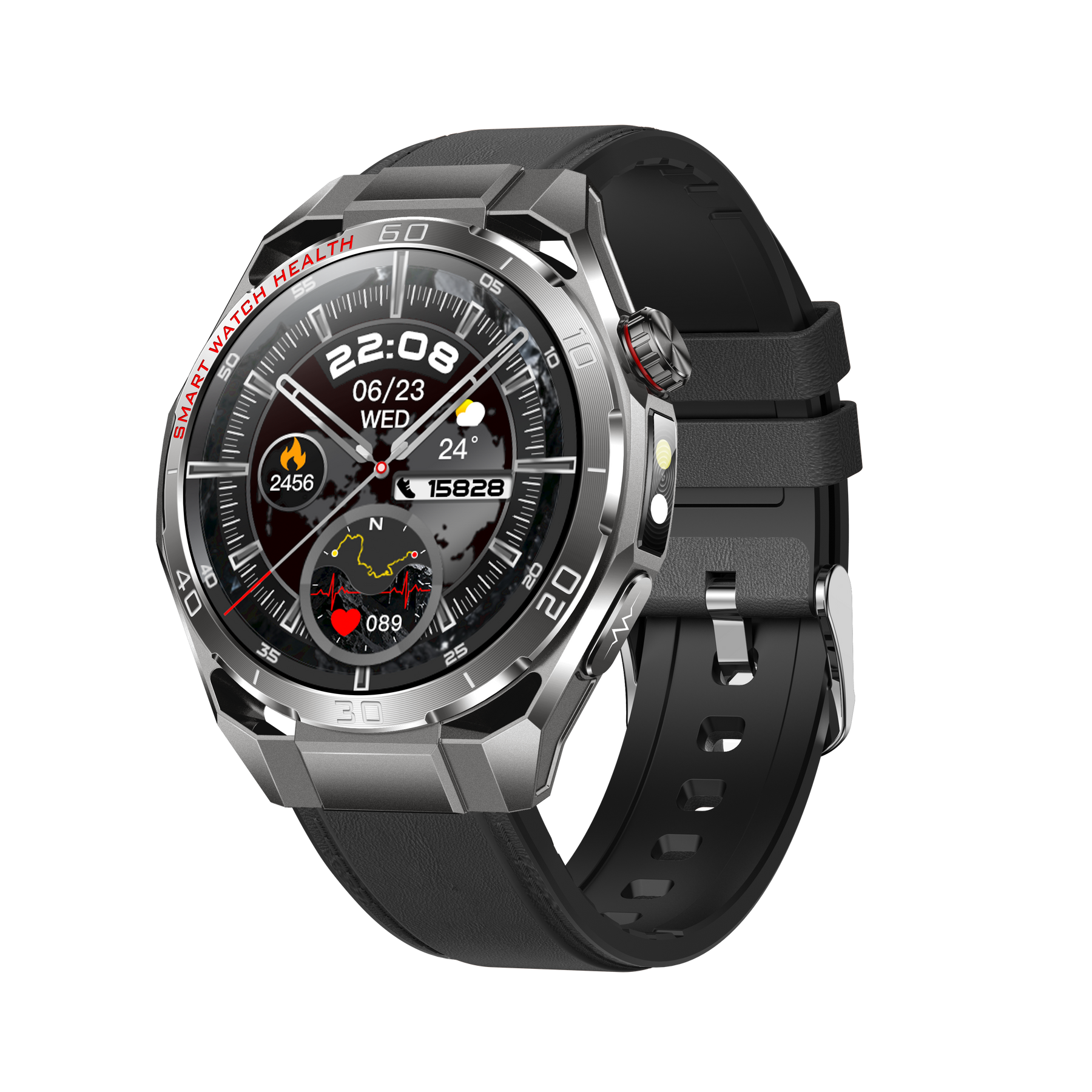 Rowatch 12 ECG | Comprehensive Health Tracking Smart Watch