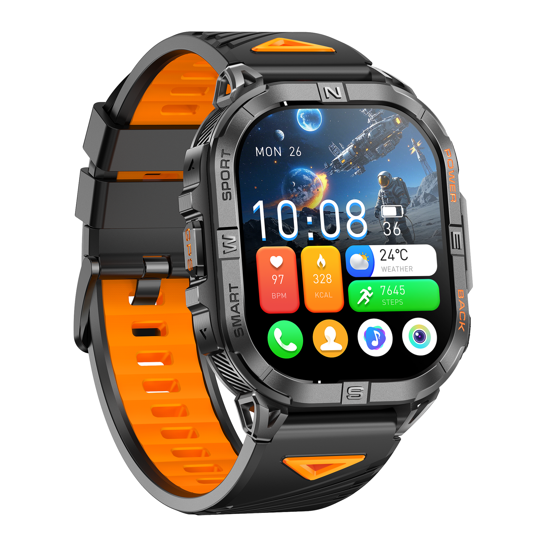 Rogbid Apex K- Dual-Band GPS Military-Grade Smartwatch