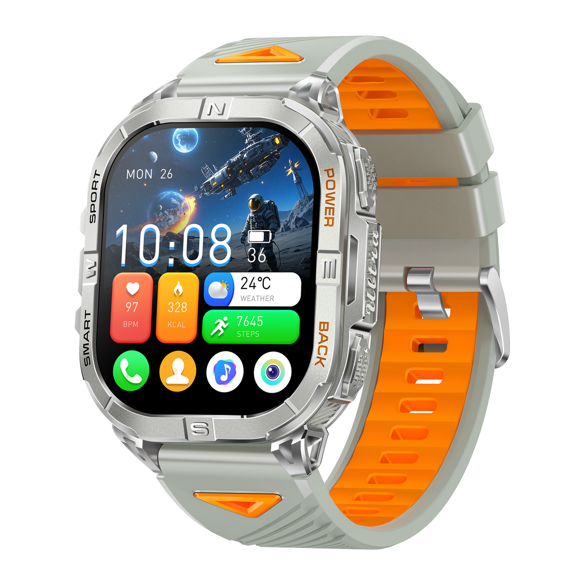 Rogbid Apex K- Dual-Band GPS Military-Grade Smartwatch