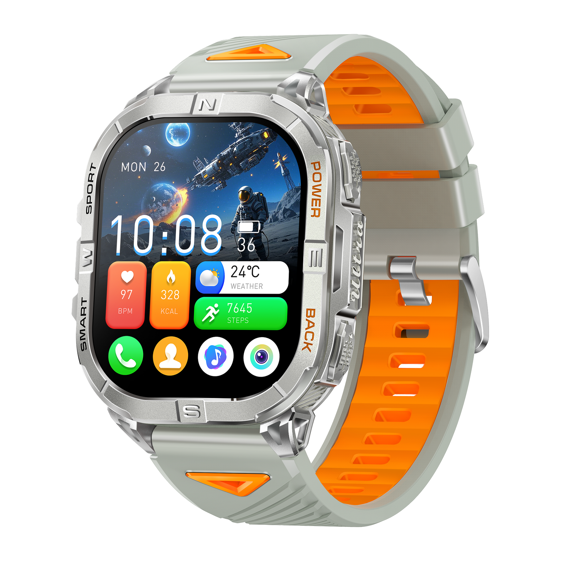 Rogbid Apex K- Dual-Band GPS Military-Grade Smartwatch