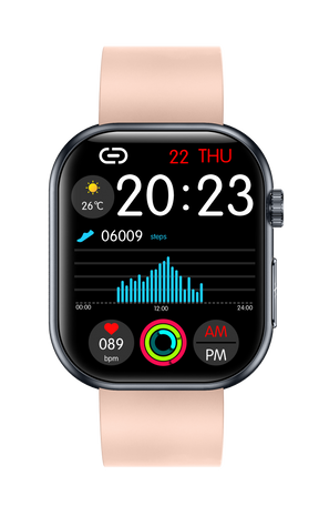 Rowatch 8 Plus- ECG and Blood Sugar Monitoring Health Smartwatch