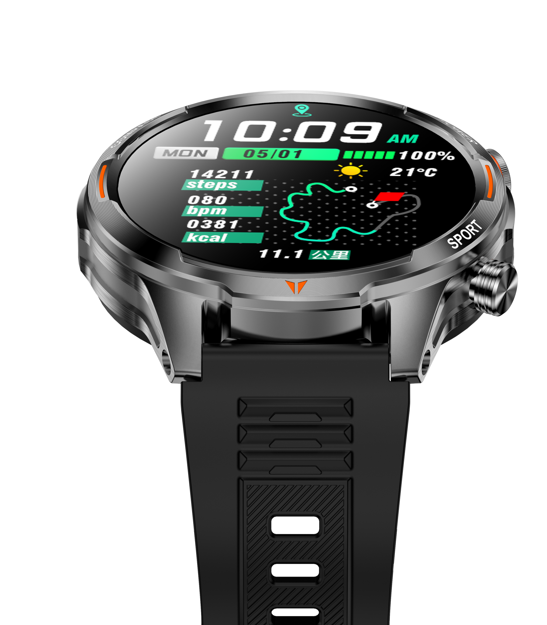 Rogbid Enduro- 1100mAh Long-Lasting Battery Smartwatch