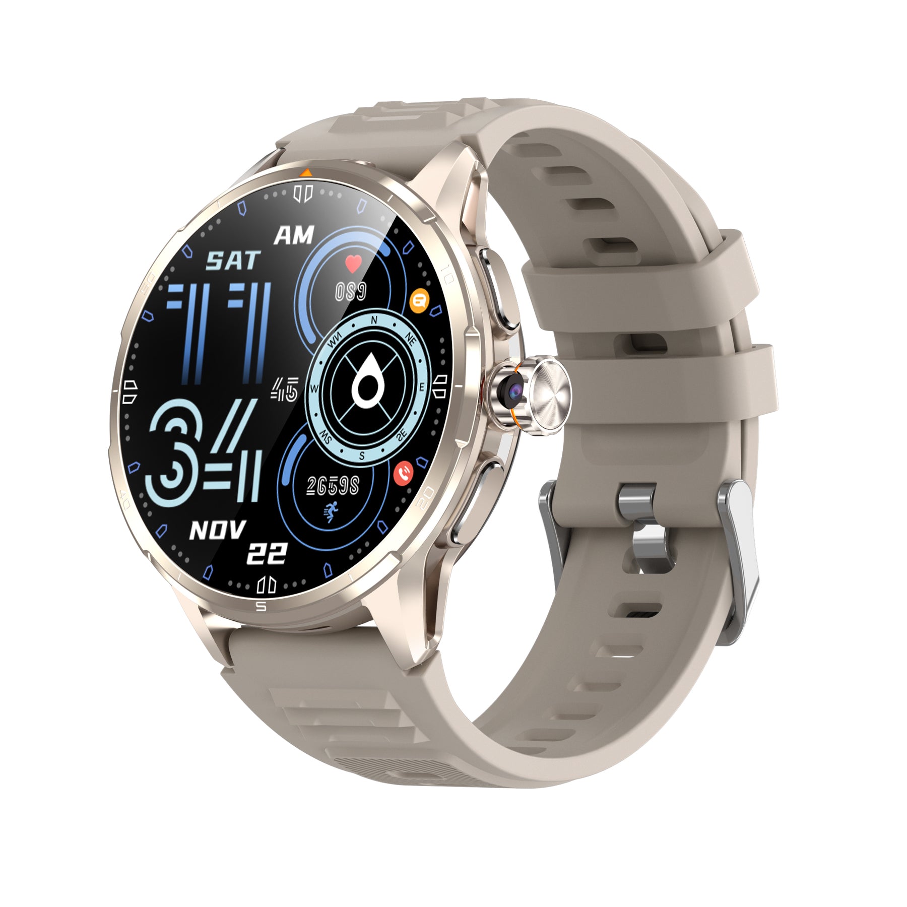 Rogbid Model R3T-4G Android Smartwatch with GPS, WiFi, Bluetooth, Apps & Calls