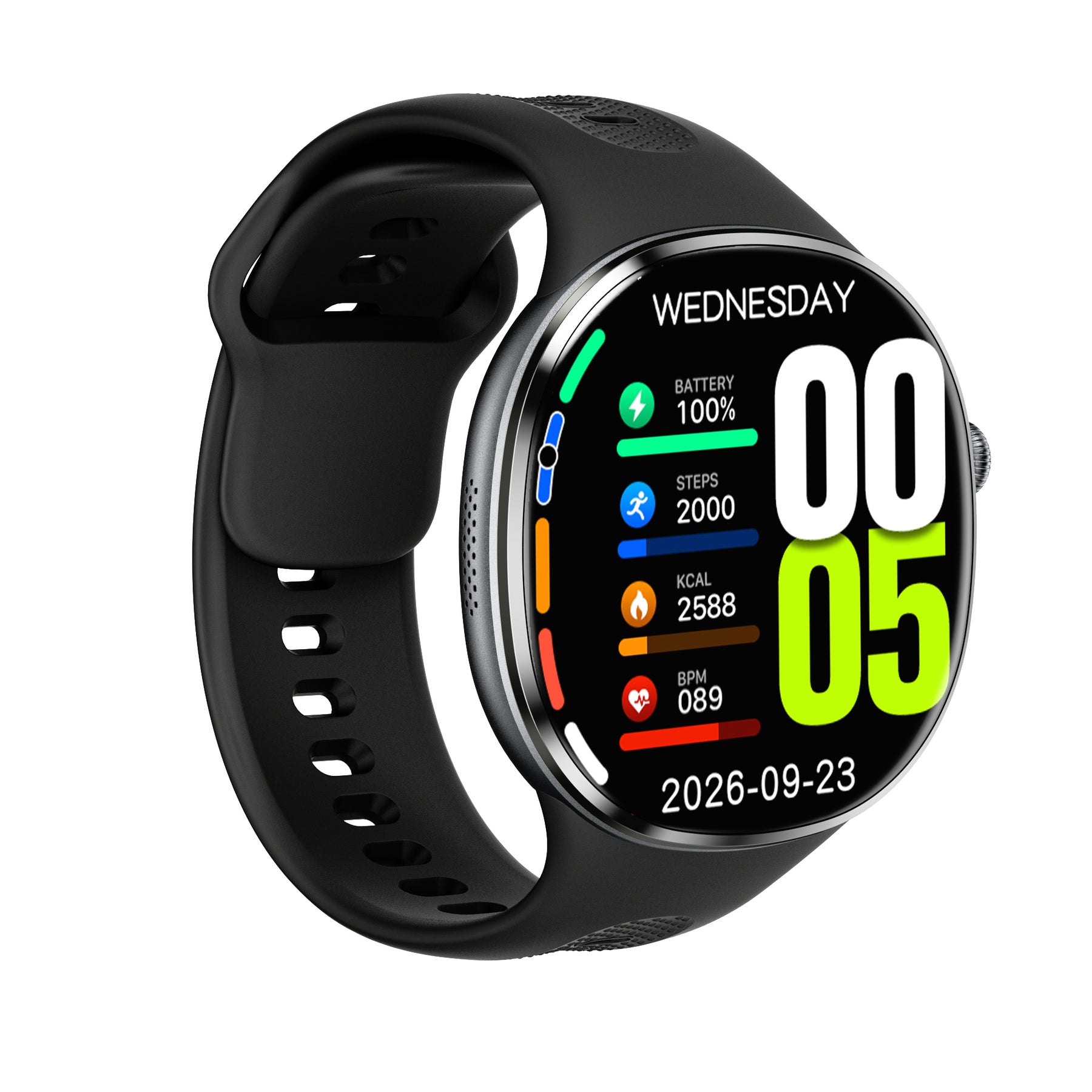 Rogbid Model R5 G Android Smartwatch, 2.4-Inch AMOLED Screen, W527 Chip, Standalone SIM Connectivity and HD Camera