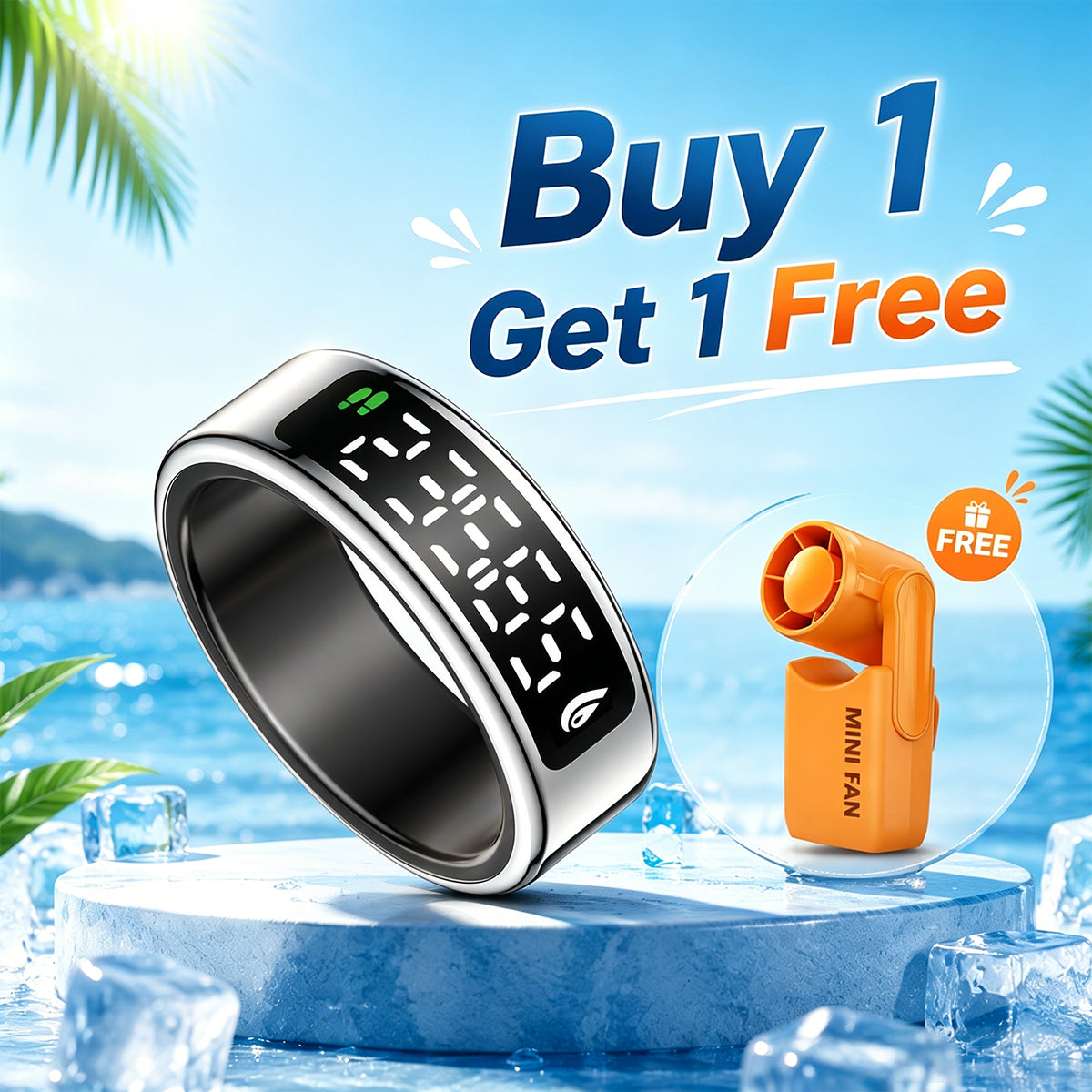 Rogbid SR15 Ultra- The First Smart Ring with Display, Vibration Alerts and Health Monitoring