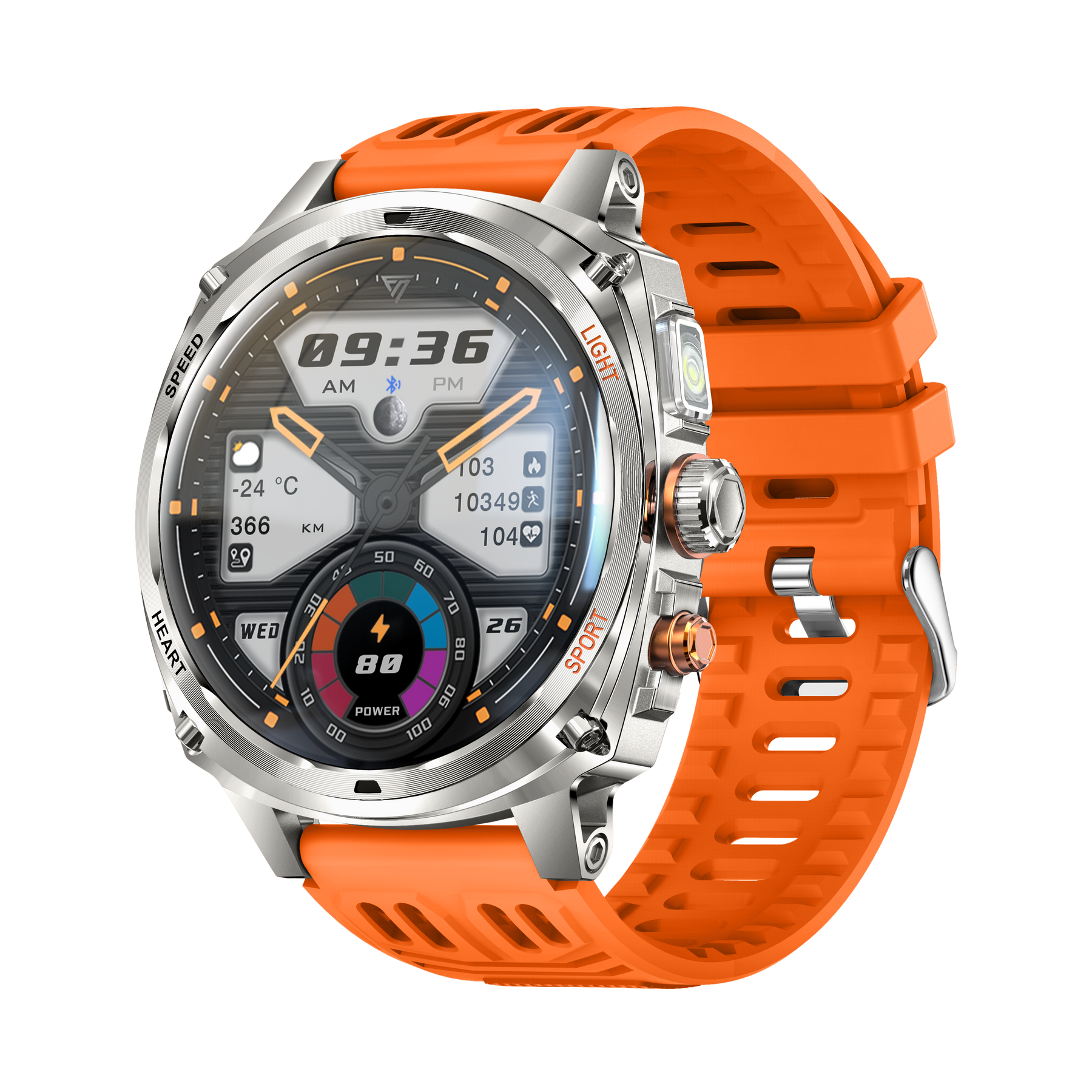 Rogbid Titan V Military-Grade Smartwatch with a 1.75-Inch AMOLED Display