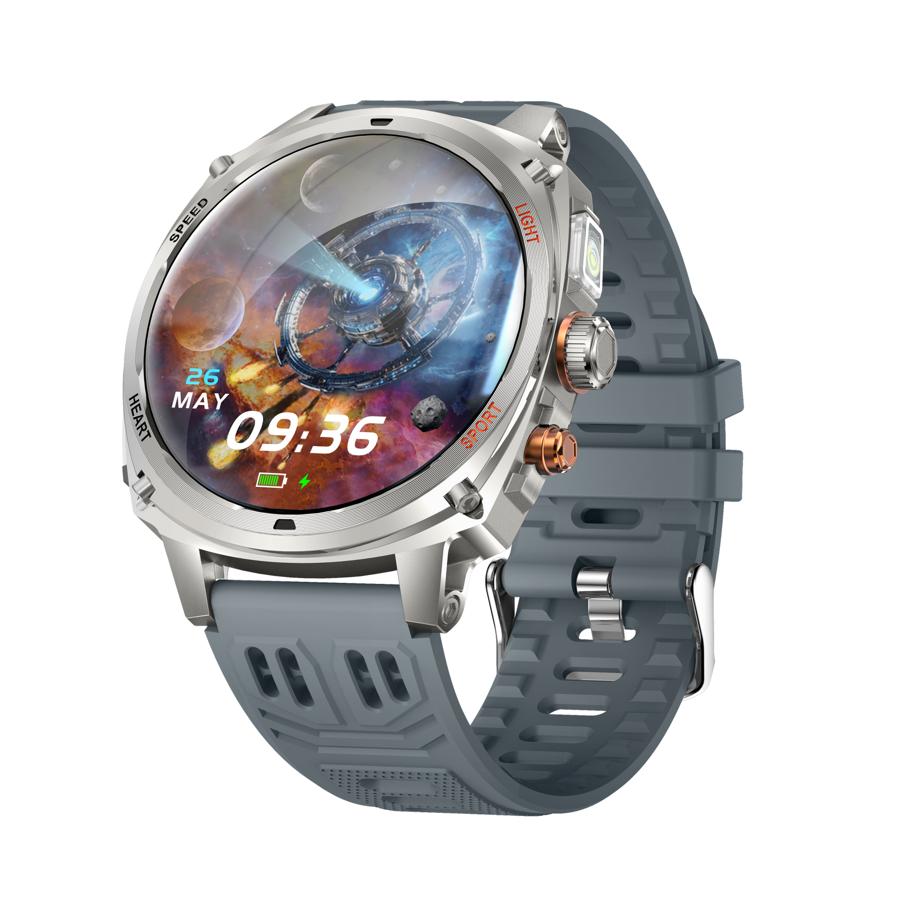 Rogbid Titan V Military-Grade Smartwatch with a 1.75-Inch AMOLED Display