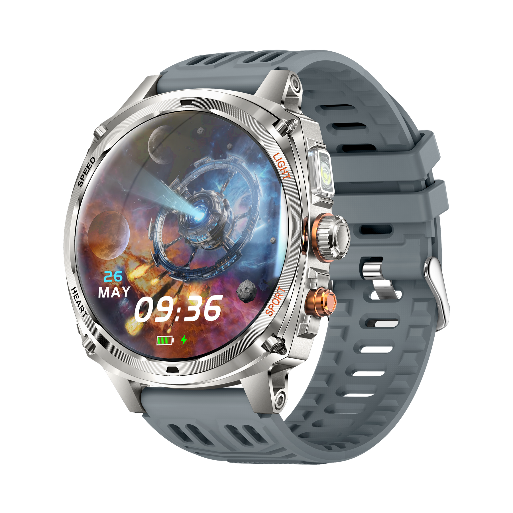 Rogbid Titan V Military-Grade Smartwatch with a 1.75-Inch AMOLED Display