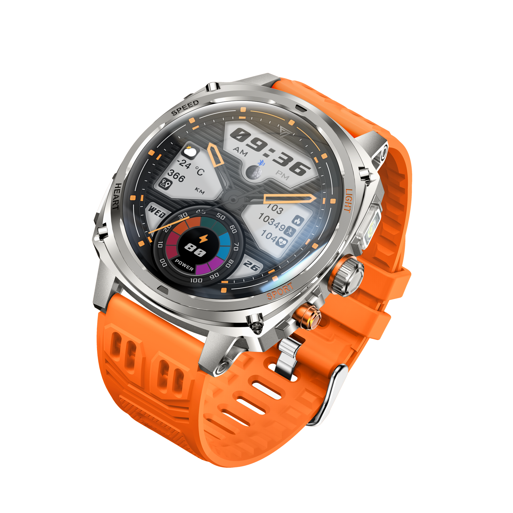 Rogbid Titan V Military-Grade Smartwatch with a 1.75-Inch AMOLED Display