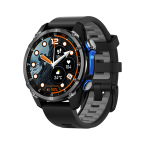 Rogbid Apex HD GPS Smartwatch- Military-Grade Durability, 5ATM Waterproof & 500mAh Long-Lasting Battery