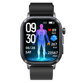 Rowatch 12S- AI Smart Watch with ECG Health Monitoring