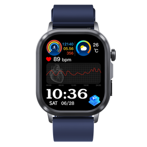 Rowatch 12S- AI Smart Watch with ECG Health Monitoring