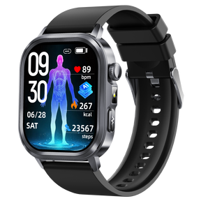 Rowatch 12S- AI Smart Watch with ECG Health Monitoring