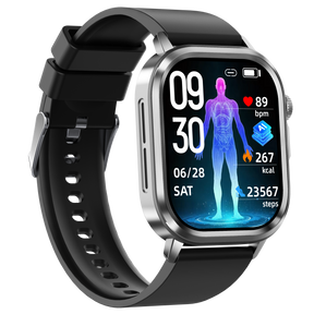 Rowatch 12S- AI Smart Watch with ECG Health Monitoring
