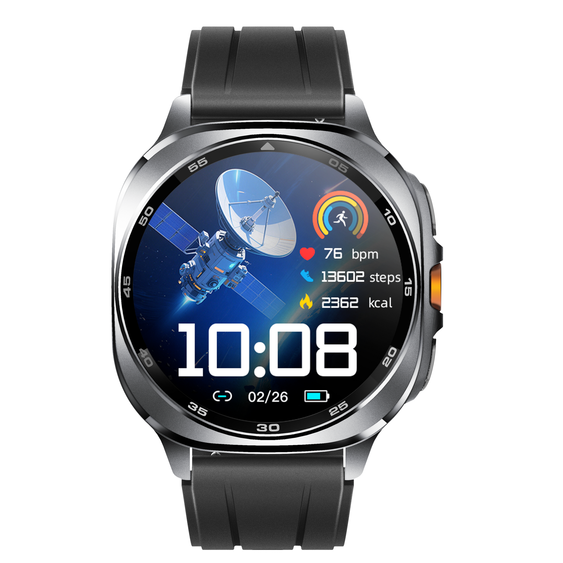 Rogbid Apex TS- GPS Smartwatch with LED Flashlight