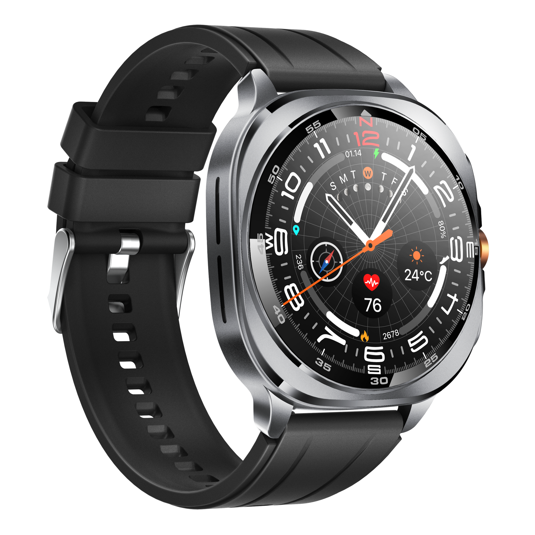 Rogbid Apex TS- GPS Smartwatch with LED Flashlight
